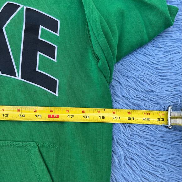 Nike Center Swoosh Logo Hoodie Sweater Size Small Mens Green Black Casual - Picture 12 of 13